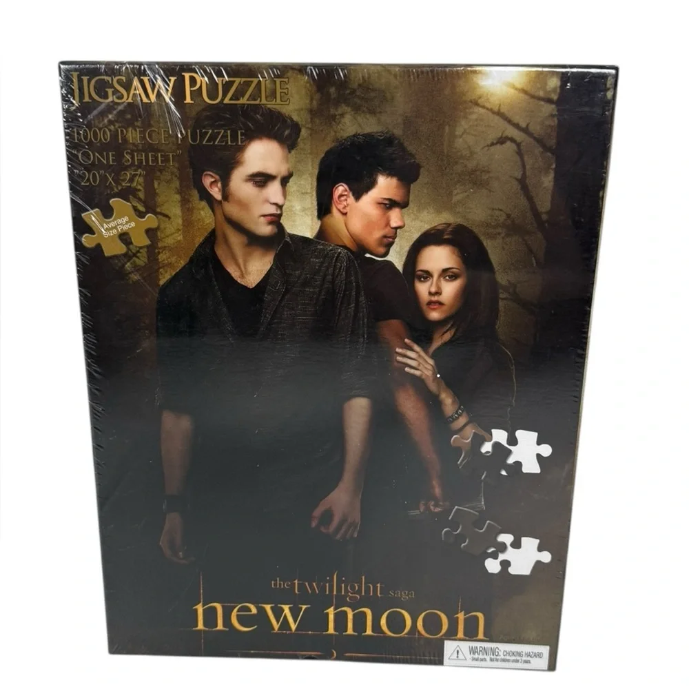 Neca Twilight New Moon Jigsaw Puzzle One Sheet 1000 pieces 20” X 27” New Sealed